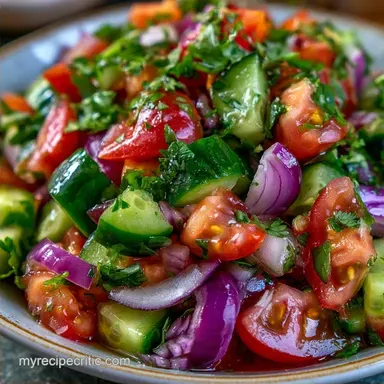 Indian Kachumber Salad Recipe in 20 Min