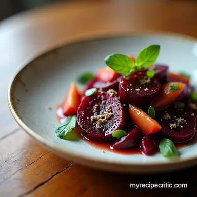 My JewelToned Roasted Beet Salad Recipe