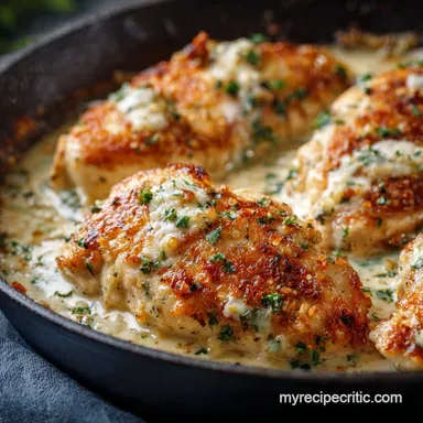 Keto Garlic Parmesan Chicken: Creamy Skillet Dinner in 35 Minutes Recipe Card