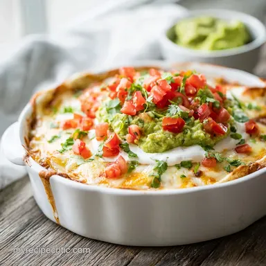 Layer Dip with Guacamole and Refried Beans in 20 Min Recipe Card