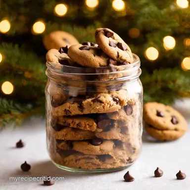 Cookies in a Jar Layered Chocolate Chip Gift Mix Recipe Card
