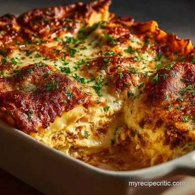 Lazy Lasagna Recipe: The 45-Minute Frozen Ravioli Casserole Recipe Card