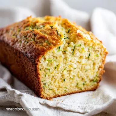 Lemon Zucchini Bread Recipe for 12 Servings Recipe Card