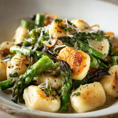 Spring Meals: Light Lemony Ricotta Gnocchi Recipe Recipe Card