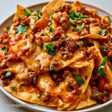 Tailgate Nachos with Ground Beef