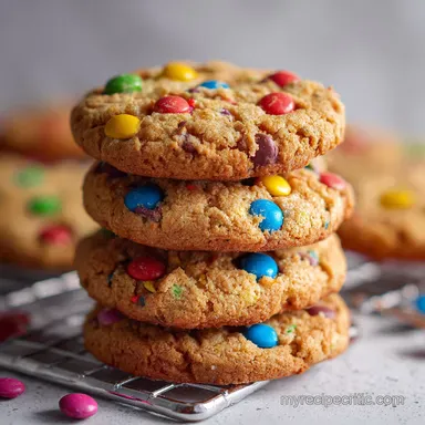 m m cookies Crispy Baked