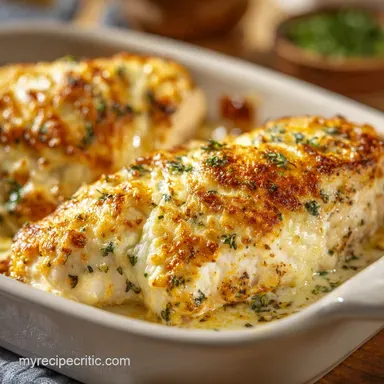 Melt In Your Mouth Chicken Recipe for 4 Recipe Card