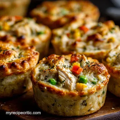 Proper Mini Chicken Pot Pies Recipe No Soggy Bottoms Made in a Muffin Tin