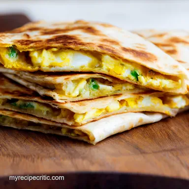Mini Egg Quesadillas Quick Easy Delicious Recipe Card