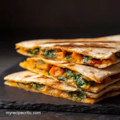 Quick Mini Veggie Quesadillas Easy Recipe for Kids Recipe Card
