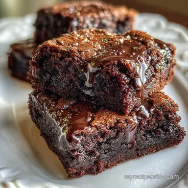 Mint Chocolate Brownies Gluten-Free Ready in 30 Min Recipe Card