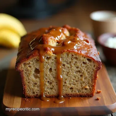 The Ultimate Sticky Toffee Banana Loaf Recipe Recipe Card
