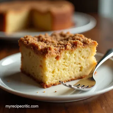 The Ultimate Moist Sour Cream Coffee Cake Recipe Recipe Card