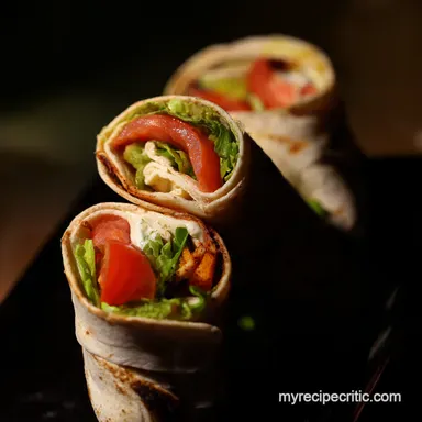 Spooky Fun Easy Mummy Veggie Wraps Recipe Recipe Card