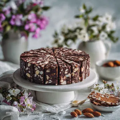 No Bake Chocolate Biscuit Cake: Make-Ahead Recipe Recipe Card