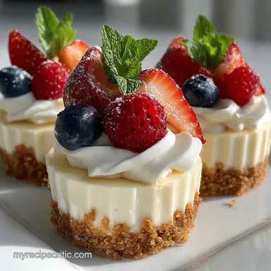 No Bake Mini Cheesecakes: Ready in 30 Min