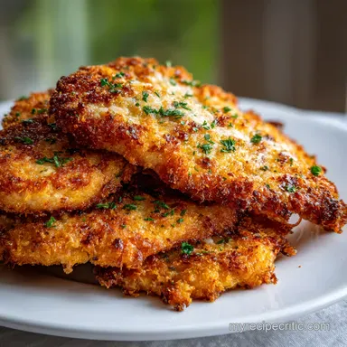 Parmesan Crusted Chicken: Juicy & Baked Recipe Card