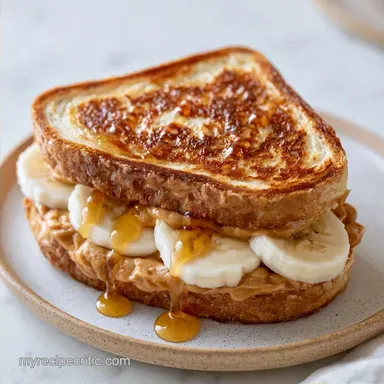 Grilled Peanut Butter Banana Sandwich