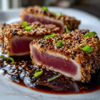 Ahi Tuna Recipe: Sesame-Crusted Seared Steaks (30 Min)