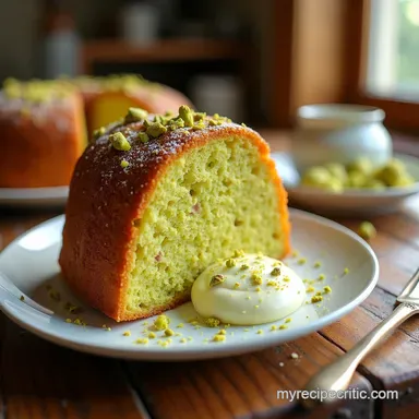 Pistachio Dream Pound Cake My Emerald Delight Recipe Recipe Card