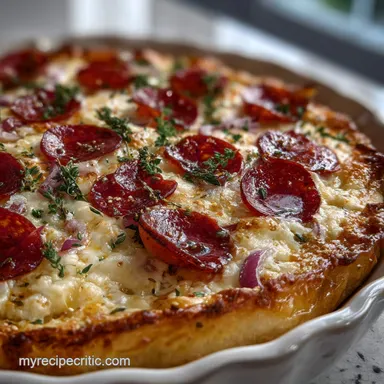 Pretzel Pizza Crust: Savory & Chewy