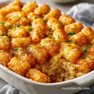 Tater Tot Hotdish: Elevated Creamy Comfort Casserole Recipe Card