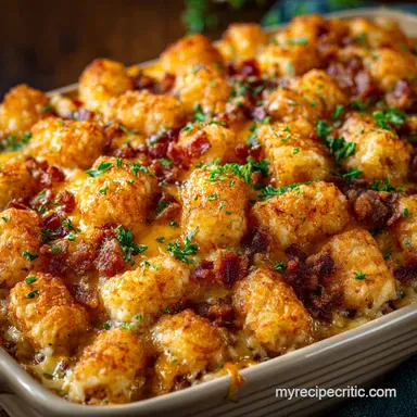Tater Tot Hotdish: Elevated Creamy Comfort Casserole