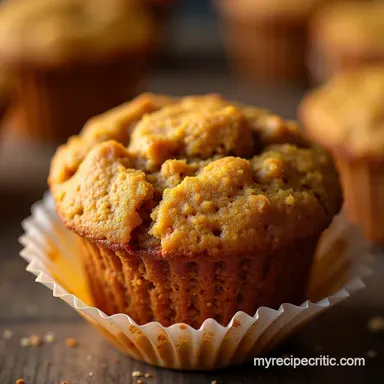 HighProtein Cottage Cheese Pumpkin Muffins Recipe Recipe Card