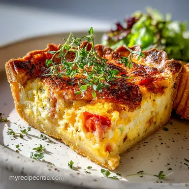 Puff Pastry Quiche: Flaky Layers, Velvety Custard