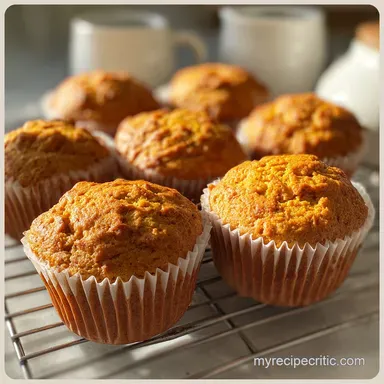 Pumpkin Muffins Ready in 30 Min Recipe Card
