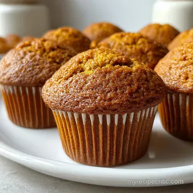 Pumpkin Muffins Ready in 30 Min