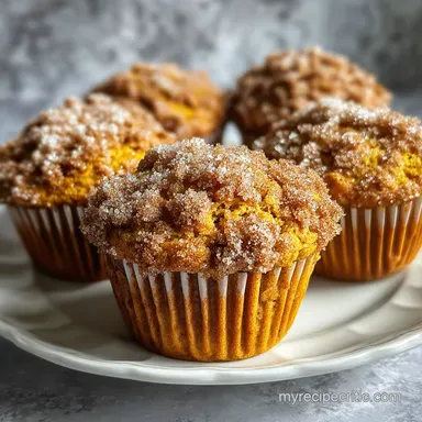 Pumpkin Spice Muffins: Moist Baked & Ready in 35 Min Recipe Card