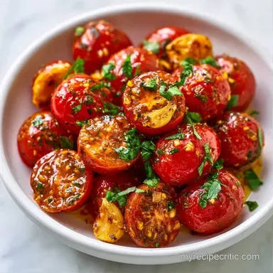 Cherry Tomato Sauce in 30 Minutes Recipe Card
