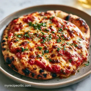 Quick Naan Bread Pizza in 15 Minutes Recipe Card