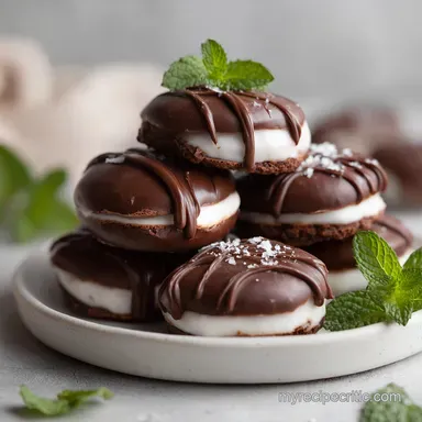 Peppermint Patties in 20 Minutes | Creamy Dessert Recipe Card