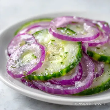 Red Onion Cucumber Salad: Shatter Crisp