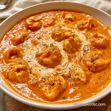 Red Pepper Tortellini Soup in 30 Minutes