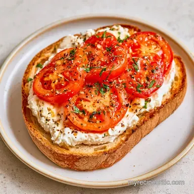 Ricotta and Tomato Sandwich with Honey Recipe Card