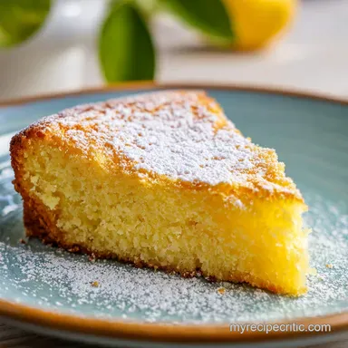 Ricotta Self Filling Cake: Silky Center Recipe Card