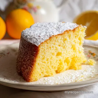 Ricotta Self Filling Cake: Silky Center