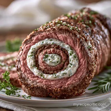 Roast Beef Roll Ups with Horseradish Recipe Card