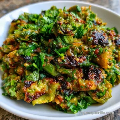 Roasted Anaheim Pepper Salsa in 30 Min Recipe Card