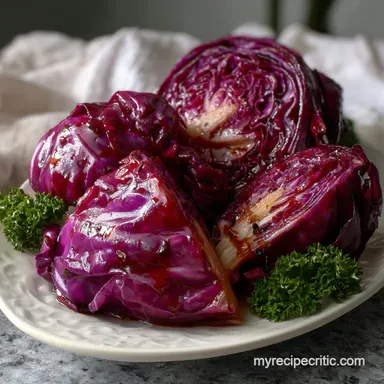 Veggie Side Dishes: Crispy Balsamic Red Cabbage