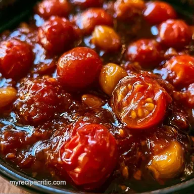 Roasted Cherry Tomato Sauce in 40 Minutes Recipe Card