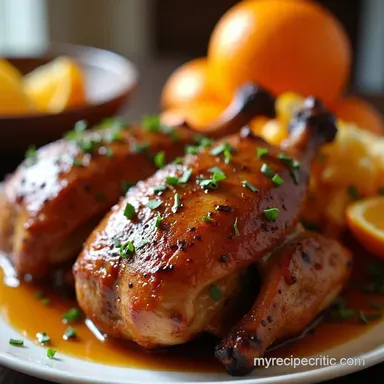 Roasted Duck with Orange Glaze Your CrowdPleasing Recipe Recipe Card