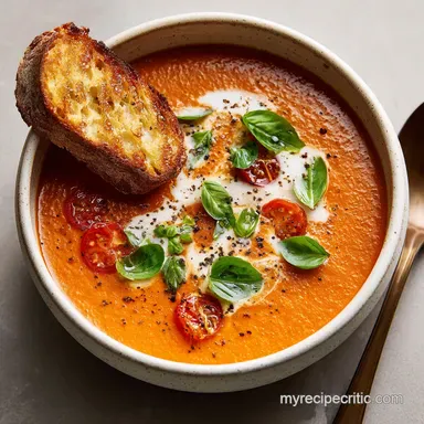 Roasted Tomato Soup: Slow-Roasted with Fresh Tomatoes