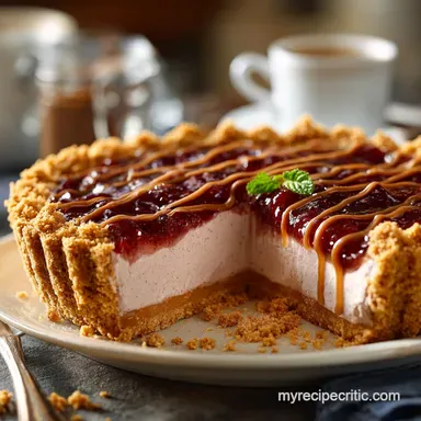 NoBake Peanut Butter and Jelly Pie The Showstopper Comfort Dessert Recipe Card