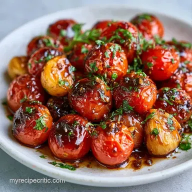 Sauteed Cherry Tomatoes in 15 Minutes Recipe Card