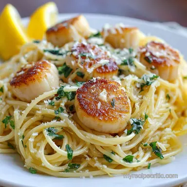 Scallops Pasta: Quick Lemon-Garlic White Wine Butter Sauce Recipe