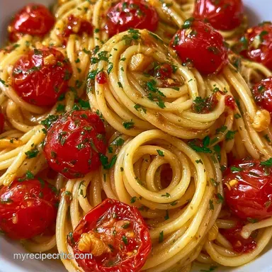 Simple Cherry Tomato Dinner in 20 Mins